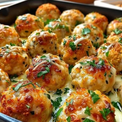 Thumbnail for Baked Chicken Ricotta Meatballs