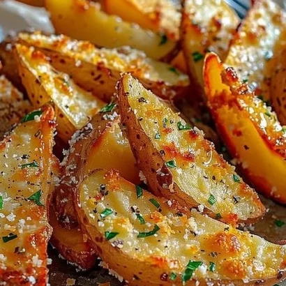 Thumbnail for Baked Garlic Parmesan Potato Wedges