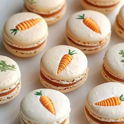 Thumbnail for Carrot-Inspired Macarons