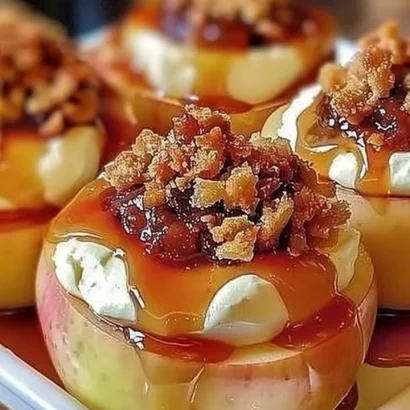 Thumbnail for Cheesecake Stuffed Baked Apples