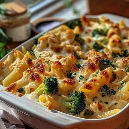 Thumbnail for Chicken and Broccoli Baked Alfredo