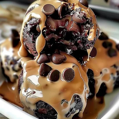 Thumbnail for Chocolate Chip Cookie Dough Brownie Bombs