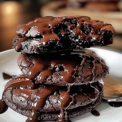 Thumbnail for Chocolate Lava Brownie Cookies