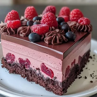 Thumbnail for Chocolate Raspberry Mousse Cake