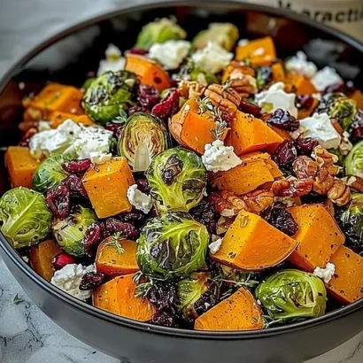 Thumbnail for Cranberry-Glazed Roasted Vegetable Salad