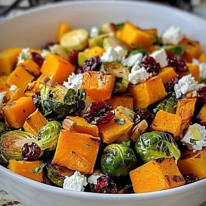 Thumbnail for Cranberry-Glazed Roasted Vegetable Salad