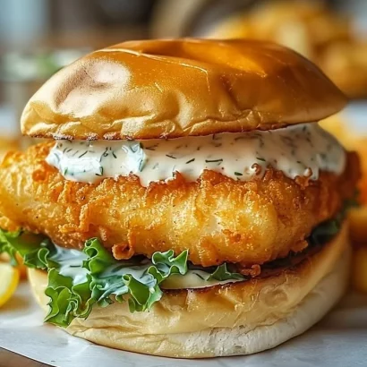 Thumbnail for Crispy Fried Cod Sandwich