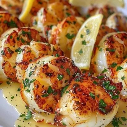 Thumbnail for Garlic Butter Lobster and Scallops