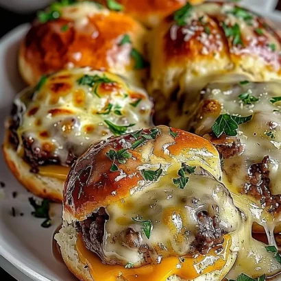 Thumbnail for Garlic Parmesan Cheeseburger Bombs