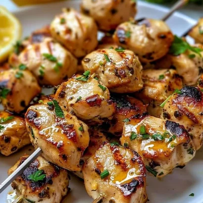 Thumbnail for Garlic Parmesan Chicken Skewers