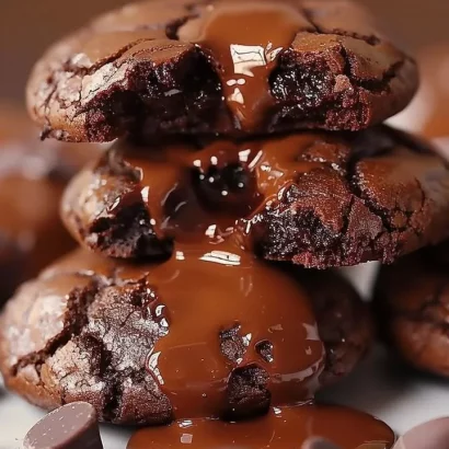 Thumbnail for Gooey Chocolate Lava Cookies