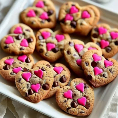 Thumbnail for Heart-Shaped Chocolate Chip Cookies