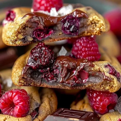 Thumbnail for Irresistible Raspberry Chocolate Chunk Cookies