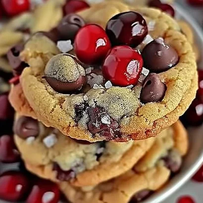 Thumbnail for Maraschino Cherry Chocolate Chip Cookies