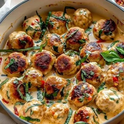 Thumbnail for Marry Me Chicken Meatballs Recipe