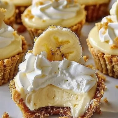 Thumbnail for No-Bake Mini Banana Cream Pies