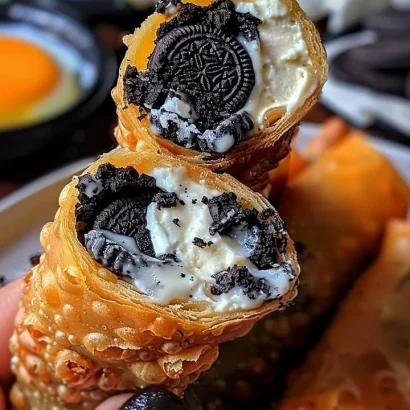 Thumbnail for Oreo Cheesecake Egg Rolls