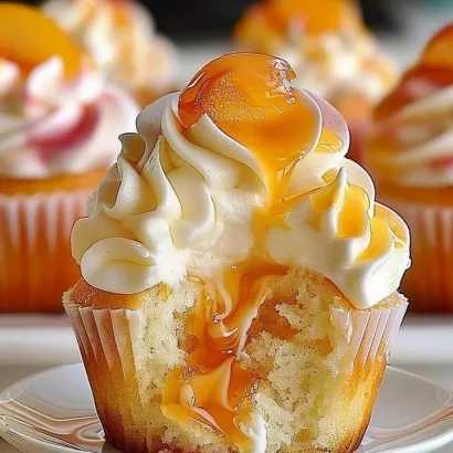 Thumbnail for Peach Cupcakes