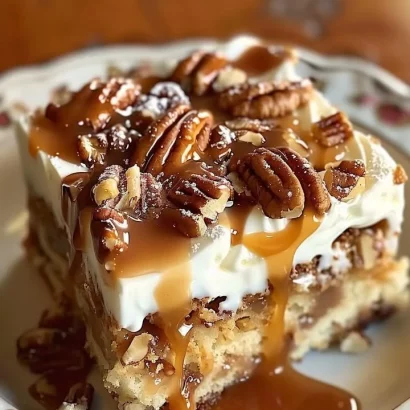 Thumbnail for Pecan Praline Poke Cake