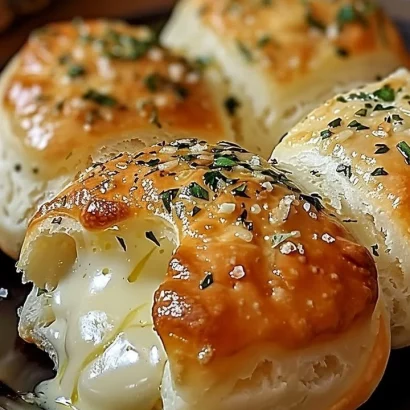 Thumbnail for Pillsbury Biscuit Garlic Butter Cheese Bombs