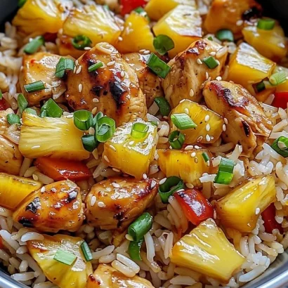 Thumbnail for Pineapple Chicken and Rice