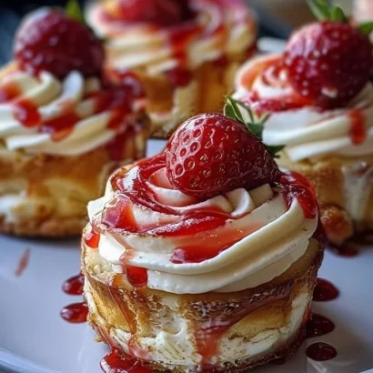 Thumbnail for Strawberry Cheesecake Rolls