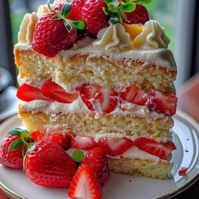 Thumbnail for Strawberry Lemon Layer Cake