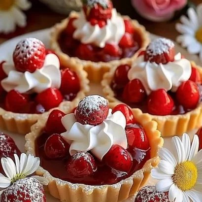 Thumbnail for Strawberry Meringue Tarts
