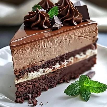 Thumbnail for Triple Chocolate Mousse Cake