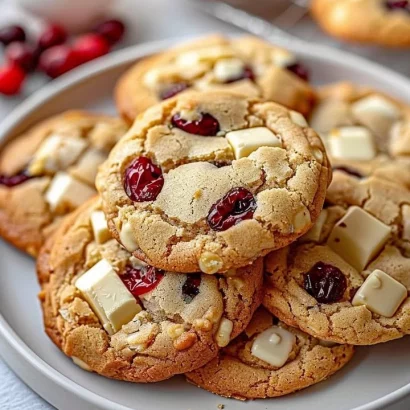 Thumbnail for White Chocolate Cranberry Cookies