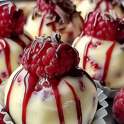 Thumbnail for White Chocolate Raspberry Cheesecake Balls