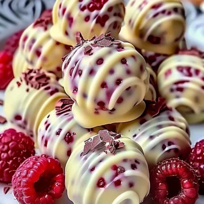 Thumbnail for White Chocolate Raspberry Cheesecake Balls